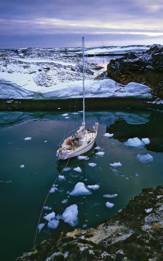In the Bay of Galindez Island