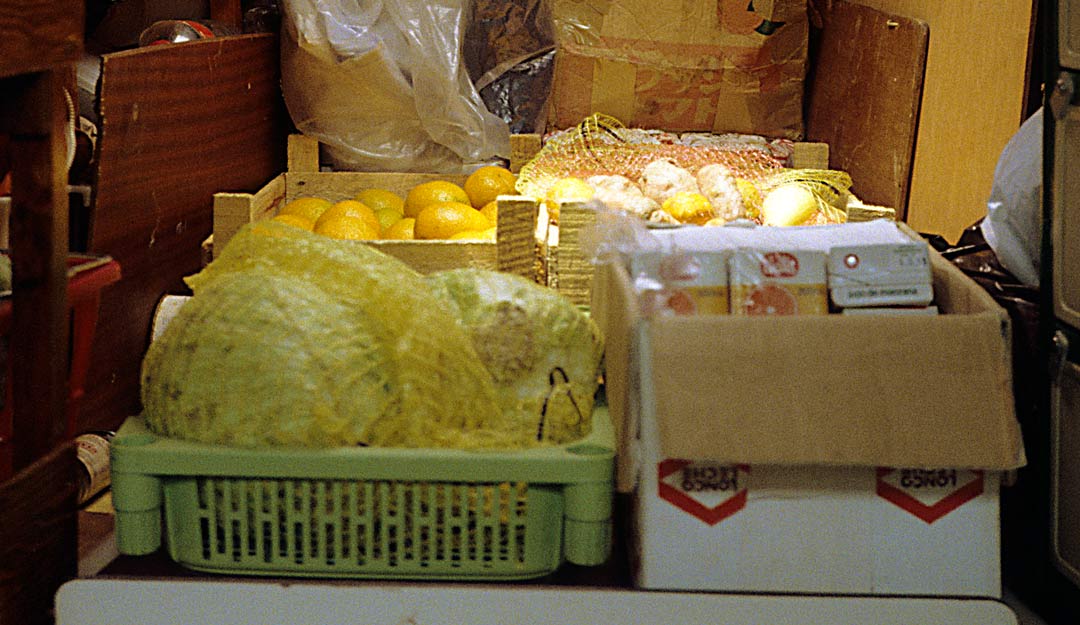 food strage on a yacht