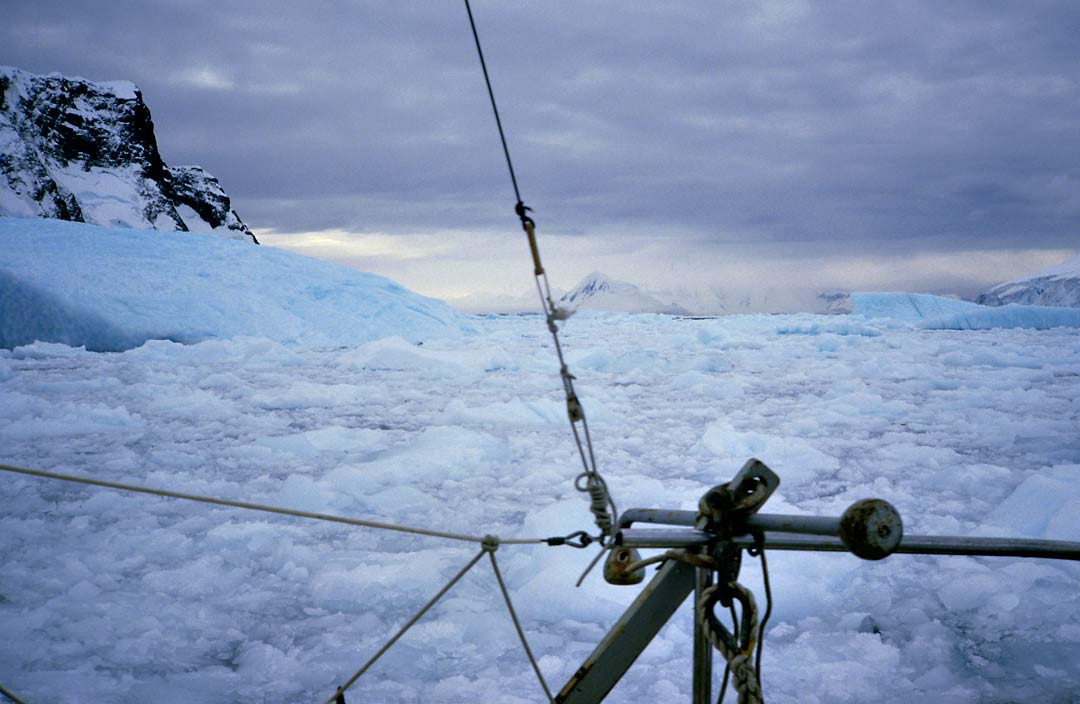 Full of ice in Lumaire Strait